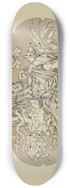 Ferdinand Fellner - Count Eberhard with the beard. 8.25 inch art skate deck