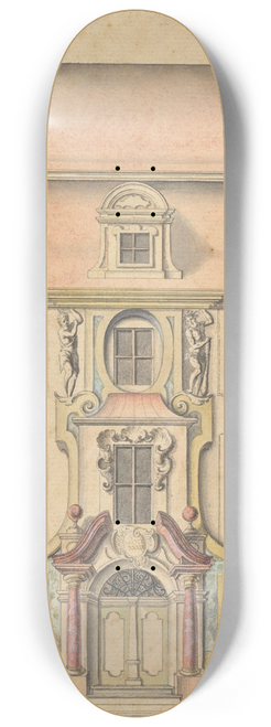 Ferenc (Franz) Speth - Architectural Design for a Faade 8.25 inch art skate deck