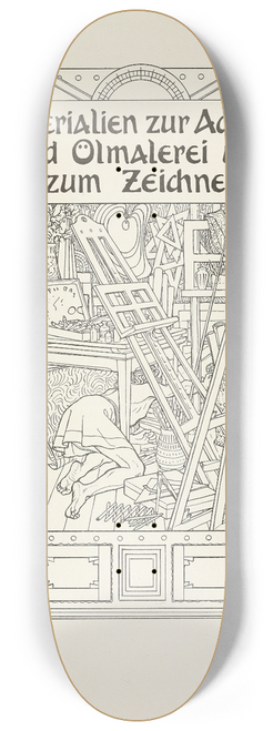 Fidus - Fidus-Serie  zwolf Illustrationen Pl.03 8.25 inch art skate deck