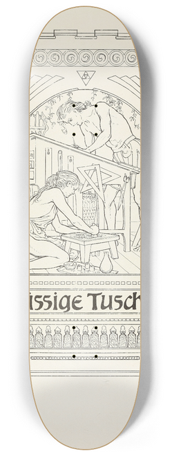 Fidus - Fidus-Serie  zwolf Illustrationen Pl.05 8.25 inch art skate deck