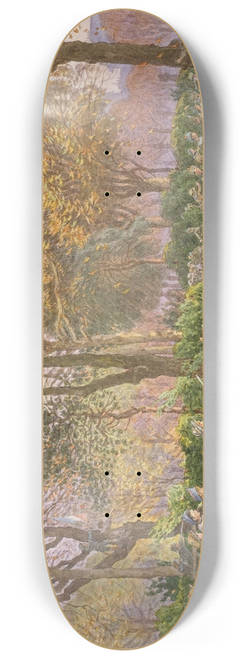 Flix Brard - Enfants jouant  la guerre dans le square de la mairie du 14me arrondissement 8.25 inch art skate deck