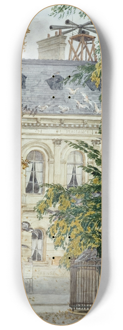Flix Brard - Mairie du XIV Arrond. Paris. 8.25 inch art skate deck