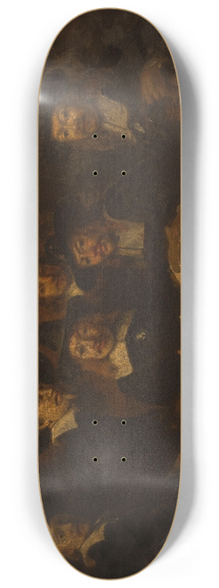 Flix Ziem - Les syndics des drapiers, copie daprs Rembrandt 8.25 inch art skate deck