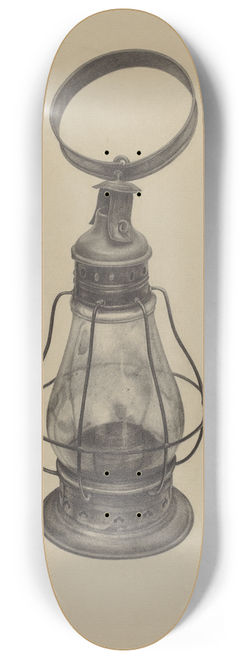Florence Strom - Hand Lantern 8.25 inch art skate deck