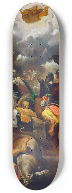 Follower of Raphael - The Conversion of Saul 8.25 inch art skate deck