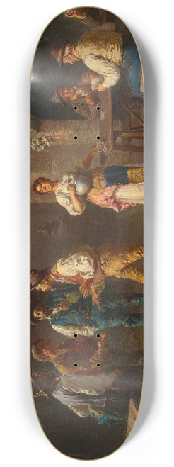 Francesco Bergamini - A Lively Discussion 8.25 inch art skate deck
