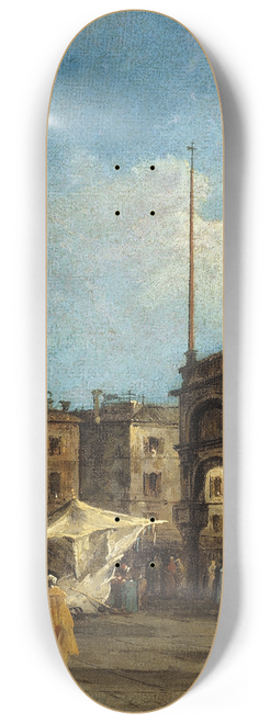 Francesco Guardi - Vue de la place Saint-Marc,  Venise 8.25 inch art skate deck