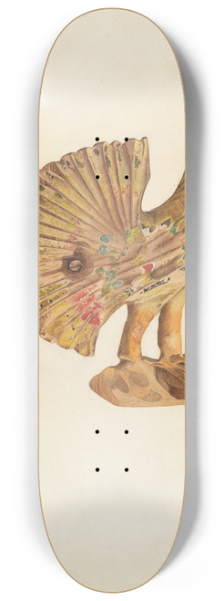 Frances Cohen - Wooden Chicken 8.25 inch art skate deck