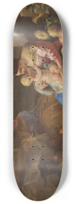Francesco Solimena - The Rest on the Flight into Eygpt 8.25 inch art skate deck