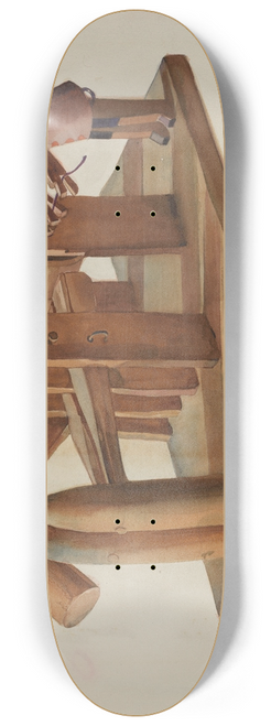 Frances Lichten - Pa. German Toy Stamping Mill 8.25 inch art skate deck