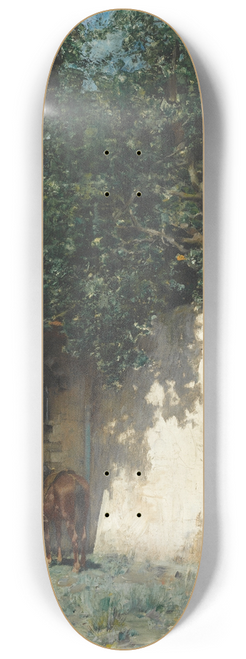 Alberto Pasini - Awaiting His Masters Return 8.25 inch art skate deck