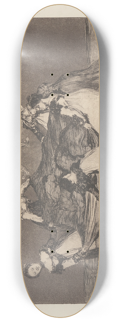 Francisco de Goya - Heavier Than a Dead Donkey (Pesa Mas Que un Burro Muerto) 8.25 inch art skate deck
