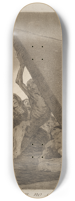 Francisco de Goya - Y aun no se van! (And still they dont go!) 8.25 inch art skate deck
