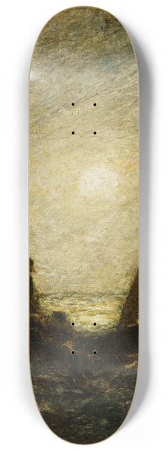Albert Pinkham Ryder - With Sloping Mast And Dipping Prow 8.25 inch art skate deck