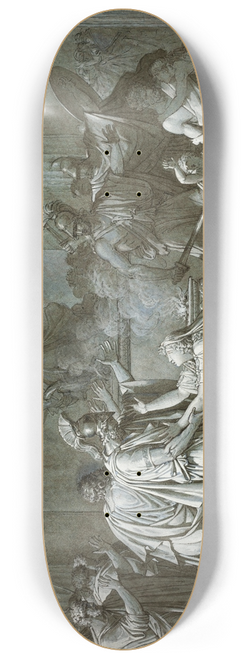 Francois Xavier Fabre - Clombrote and Lonidas 8.25 inch art skate deck
