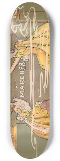 Frank Arthur Nankivell - The Sunday Journal of March 28. No. 3 8.25 inch art skate deck