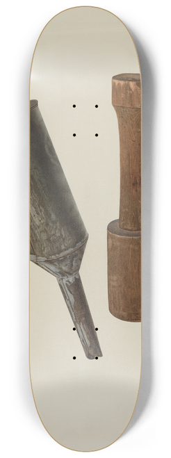 Albert Rudin - Sausage Stuffer and Funnel 8.25 inch art skate deck