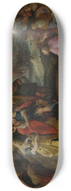 Frans Francken the Younger - The Continence of Scipio 8.25 inch art skate deck