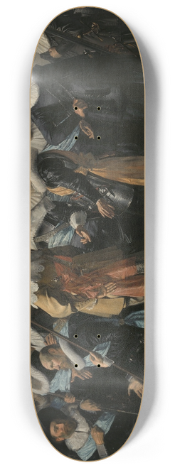 Frans Hals - Militia Company of District XI under the Command of Captain Reynier Reael, Known as The Meagre Company 8.25 inch art skate deck
