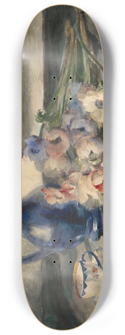 Frans Mortelmans - Still Life with Flowers 8.25 inch art skate deck