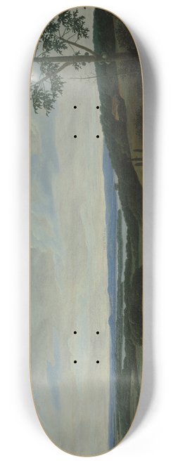 Frans Post - A Brazilian Landscape 8.25 inch art skate deck