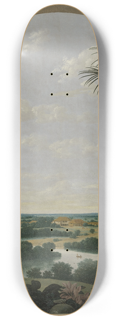 Frans Post - Landscape in Brazil 8.25 inch art skate deck