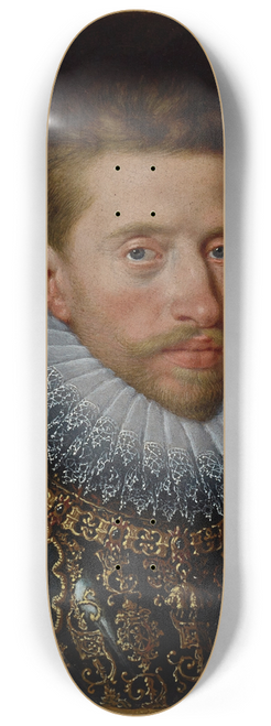 Frans Pourbus The Younger - Archduke Albert VII of Austria (15591621), Wearing the Order of the Golden Fleece 8.25 inch art skate deck