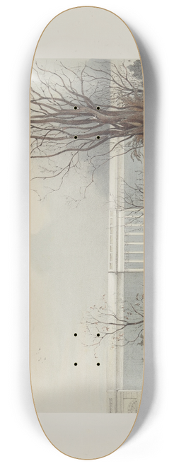 Franz Antoine - Der Wintergarten in der kaiserlichen kniglichen Hofburg zu Wien Pl.01 8.25 inch art skate deck