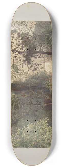 Franz Antoine - Der Wintergarten in der kaiserlichen kniglichen Hofburg zu Wien Pl.08 8.25 inch art skate deck