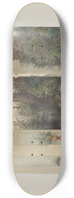 Franz Antoine - Der Wintergarten in der kaiserlichen kniglichen Hofburg zu Wien Pl.11 8.25 inch art skate deck