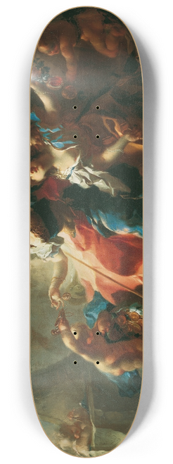 Franz Anton Maulbertsch - Die Akademie mit ihren Attributen zu Fen Minervas 8.25 inch art skate deck