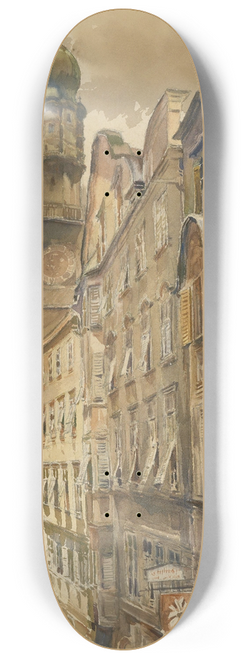 Franz Poledne - Das Goldene Dachl in Innsbruck 8.25 inch art skate deck