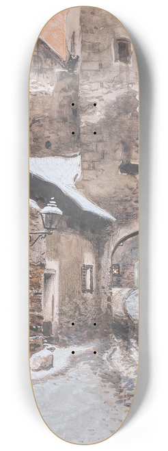 Franz Poledne - Kremser Tor in Drnstein im Winter 8.25 inch art skate deck