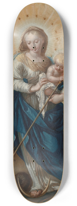 Franz Sebald Unterberger - The Immaculate Conception 8.25 inch art skate deck