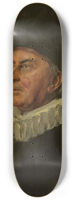 Franz von Lenbach - Portrait of professor Syboldt 8.25 inch art skate deck