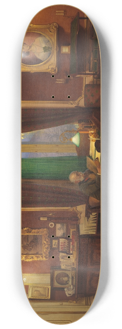 Franz von Matsch - Kaiser Franz Joseph I. in seinem Arbeitszimmer in Schnbrunn 8.25 inch art skate deck