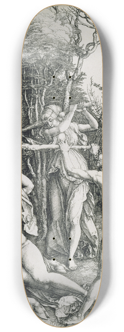 Albrecht Drer - The Combat of Vitue and Pleasure in the Presence of Hercules 8.25 inch art skate deck