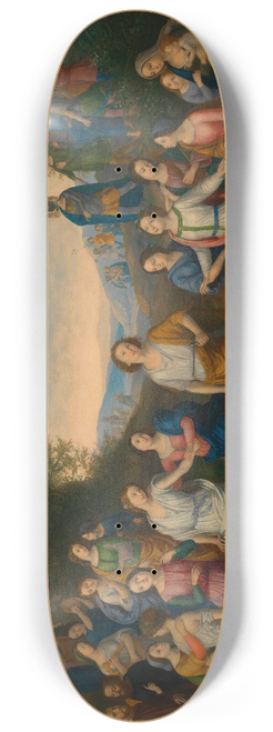 Franz Xaver Layr - David von den Jungfrauen begrt 8.25 inch art skate deck