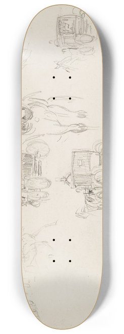 Frdric Houbron - Fiacres et omnibus 8.25 inch art skate deck