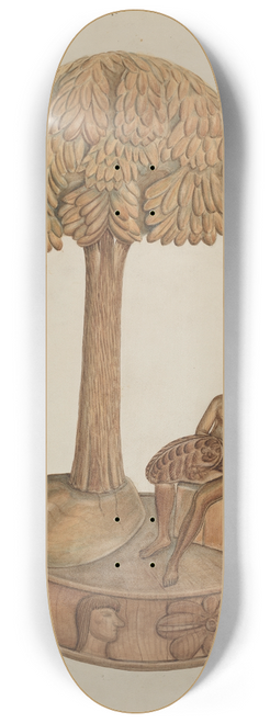 Al Curry - Female Figure 8.25 inch art skate deck