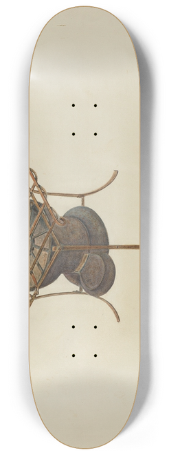 Al Curry - Portable Cast Iron Cook Stove 8.25 inch art skate deck