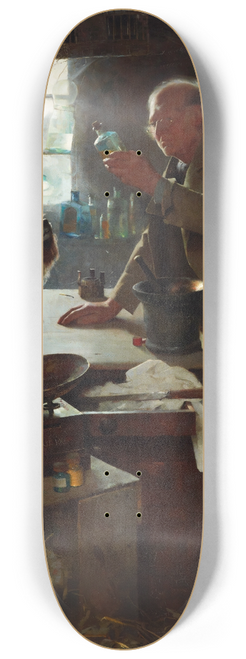 Frederick Hall - The result of high living 8.25 inch art skate deck