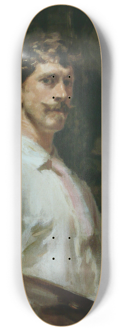 Frederick William MacMonnies - Self-portrait 8.25 inch art skate deck