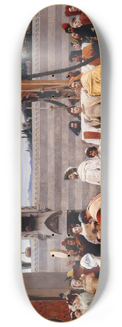 Frederic Leighton - Cimabues Madonna Carried in Procession 8.25 inch art skate deck