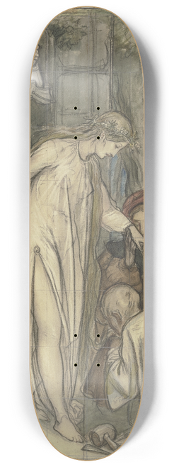 Frederic Leighton - The Arts Pay Homage to Spring 8.25 inch art skate deck