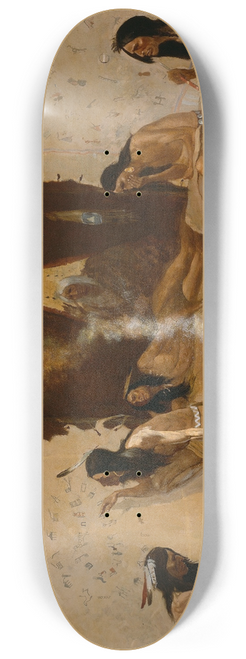 Frederic Remington - Historians of the Tribe 8.25 inch art skate deck