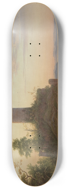 Friedrich Helmsdorf - Burgruine Zhringen bei Freiburg 8.25 inch art skate deck