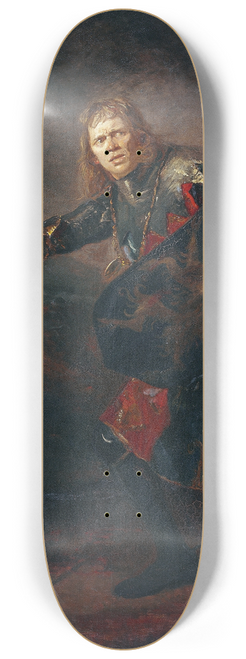 Fritz von Uhde - The actor Alois Wohlmuth as Richard III. 8.25 inch art skate deck