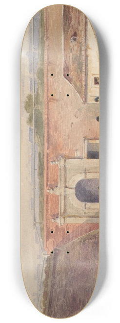 F. Seis - Das alte Burgtor in Wien 8.25 inch art skate deck