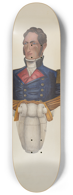 F.W. Powell - Commodore Morris Figurehead 8.25 inch art skate deck